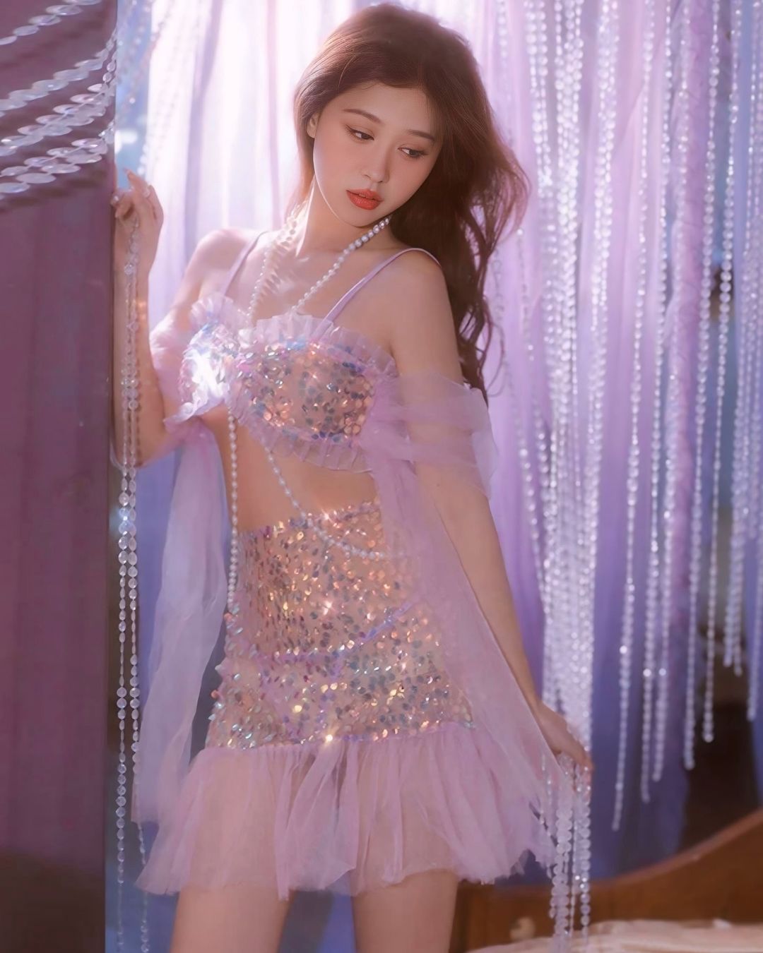 ชุดคอสเพลย์เมอร์เมด พร้อมจีสตริงเข้าชุด-1