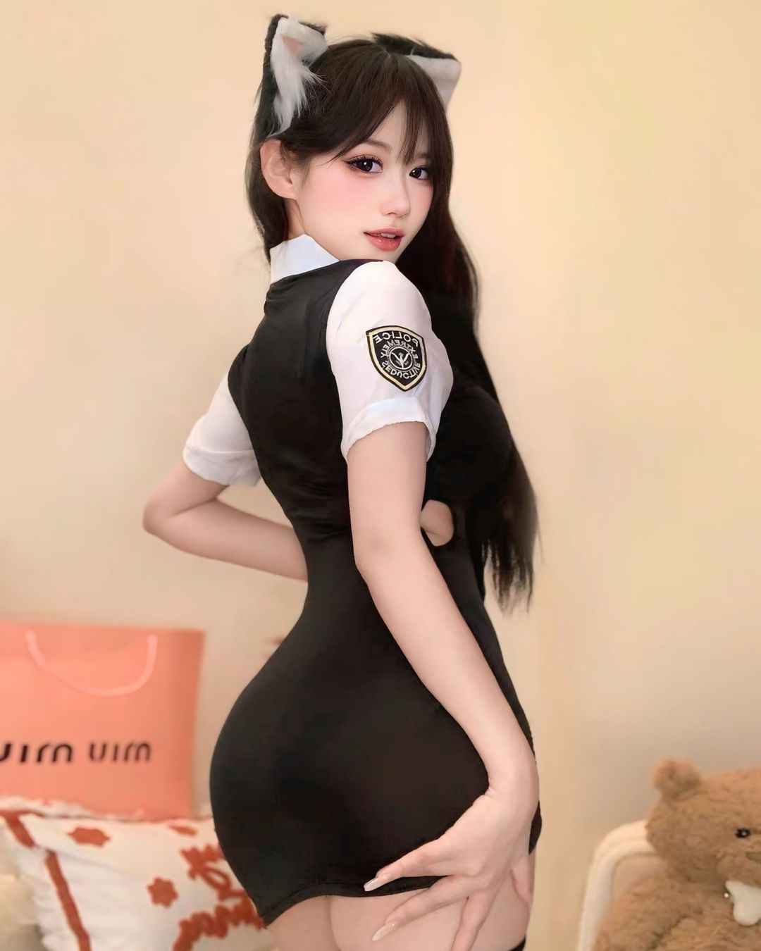 ชุดคอสเพลย์ตำรวจสุดแซ่บ พร้อมเน็คไทเข้าชุด-2