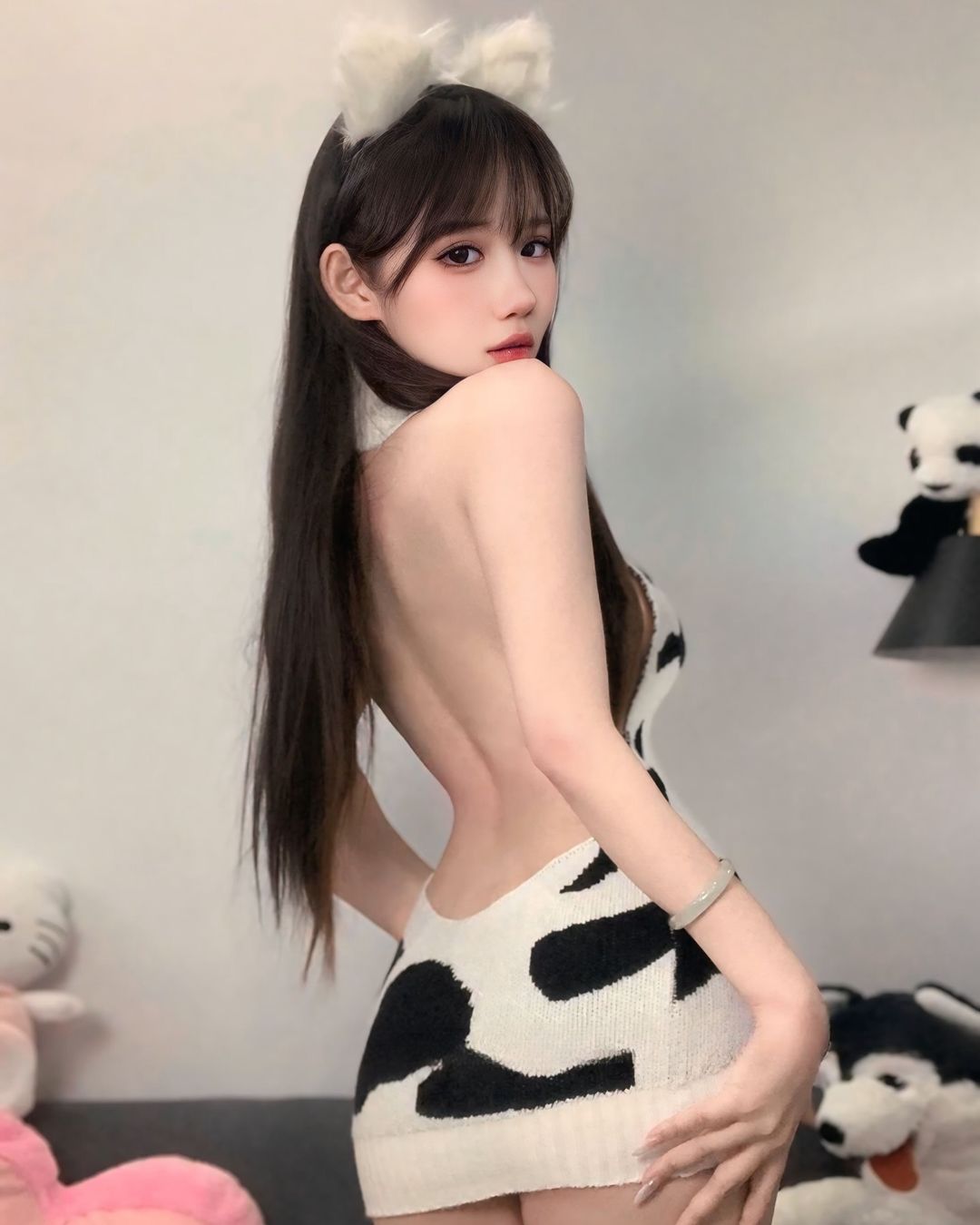 ชุดเดรสไหมพรม Cosplay น้องวัว สุดเซ็กซี่-2