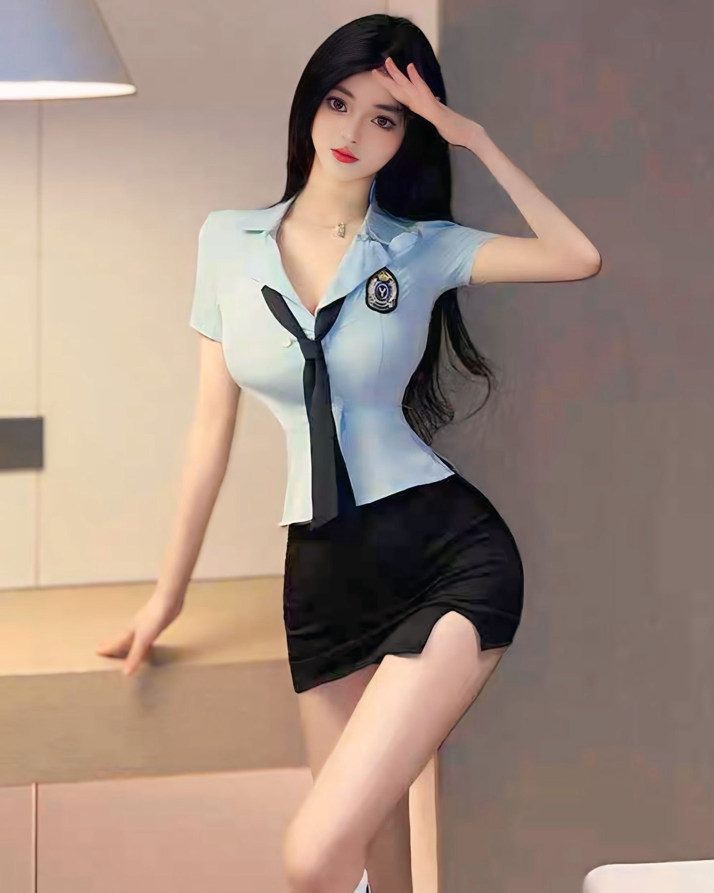 ชุดคอสเพลย์ตำรวจสาวสุดเปรี้ยว-2