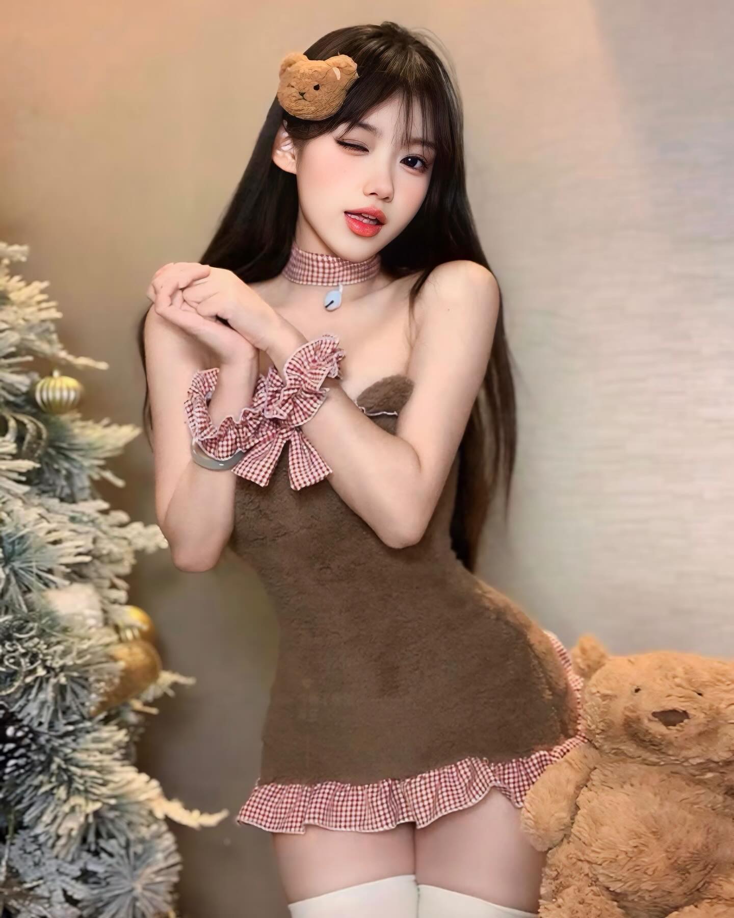 ชุดคอสเพลย์น้องหมีบราวน์แบร์สุดน่ารัก พร้อมข้อมือ-โช้คเกอร์-2