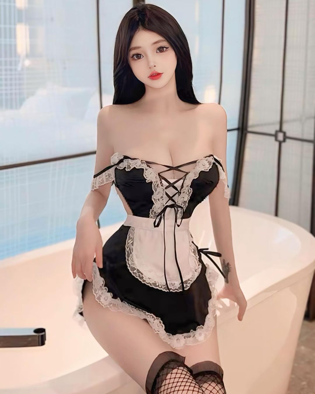 ชุดคอสเพลย์แม่บ้านสุดเย้ายวน สำหรับค่ำคืนที่ต้องการความพิเศษ-3
