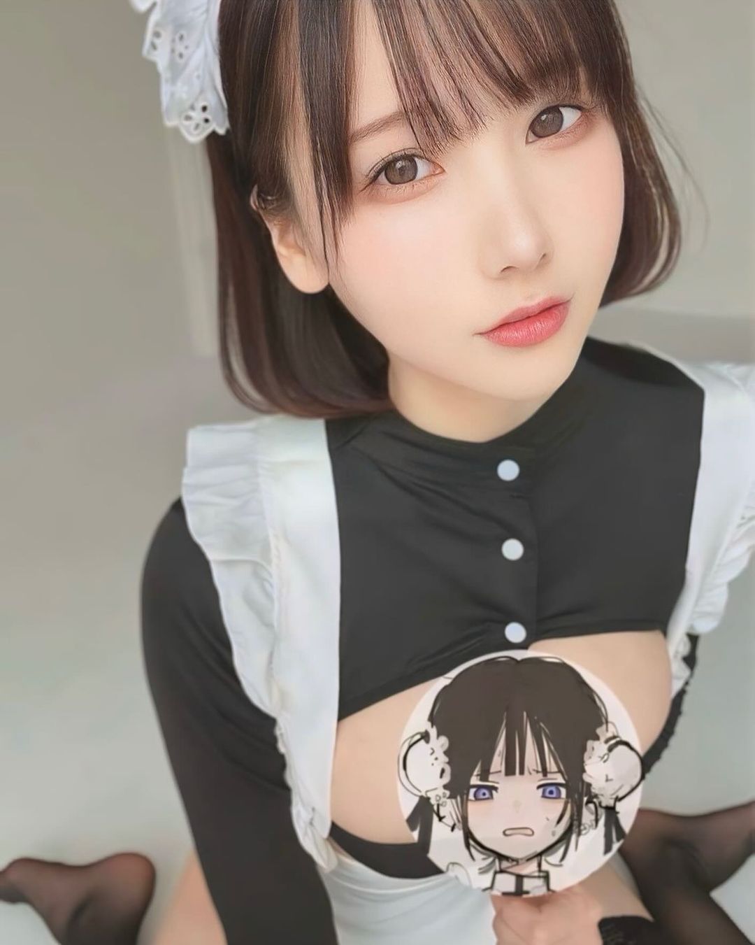ชุดเมดแม่บ้านแบ๊ว ๆ สไตล์ญี่ปุ่น-3