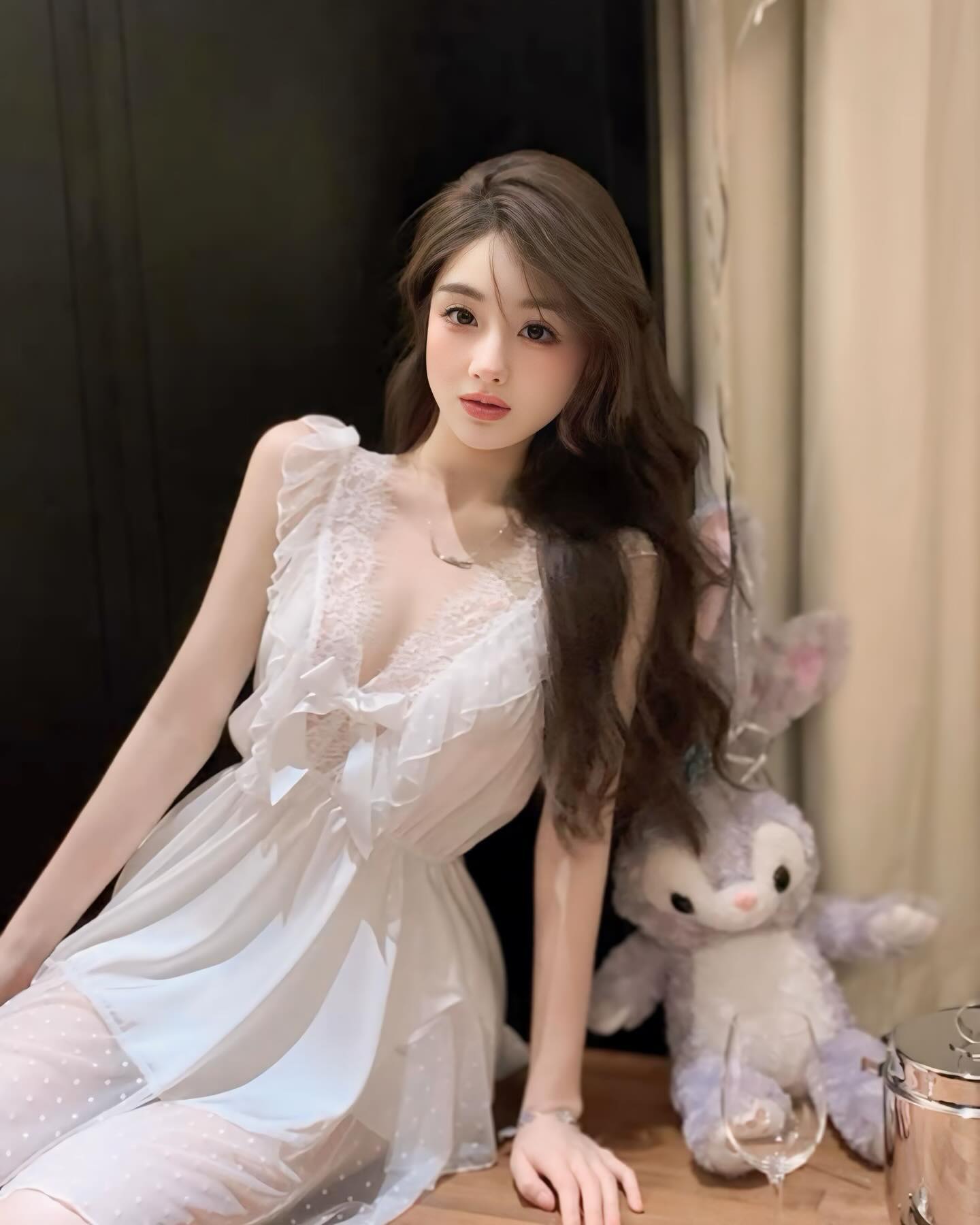 ชุดนอนผ้าซาตินเกรดพรีเมี่ยม สไตล์ลูกคุณ-2