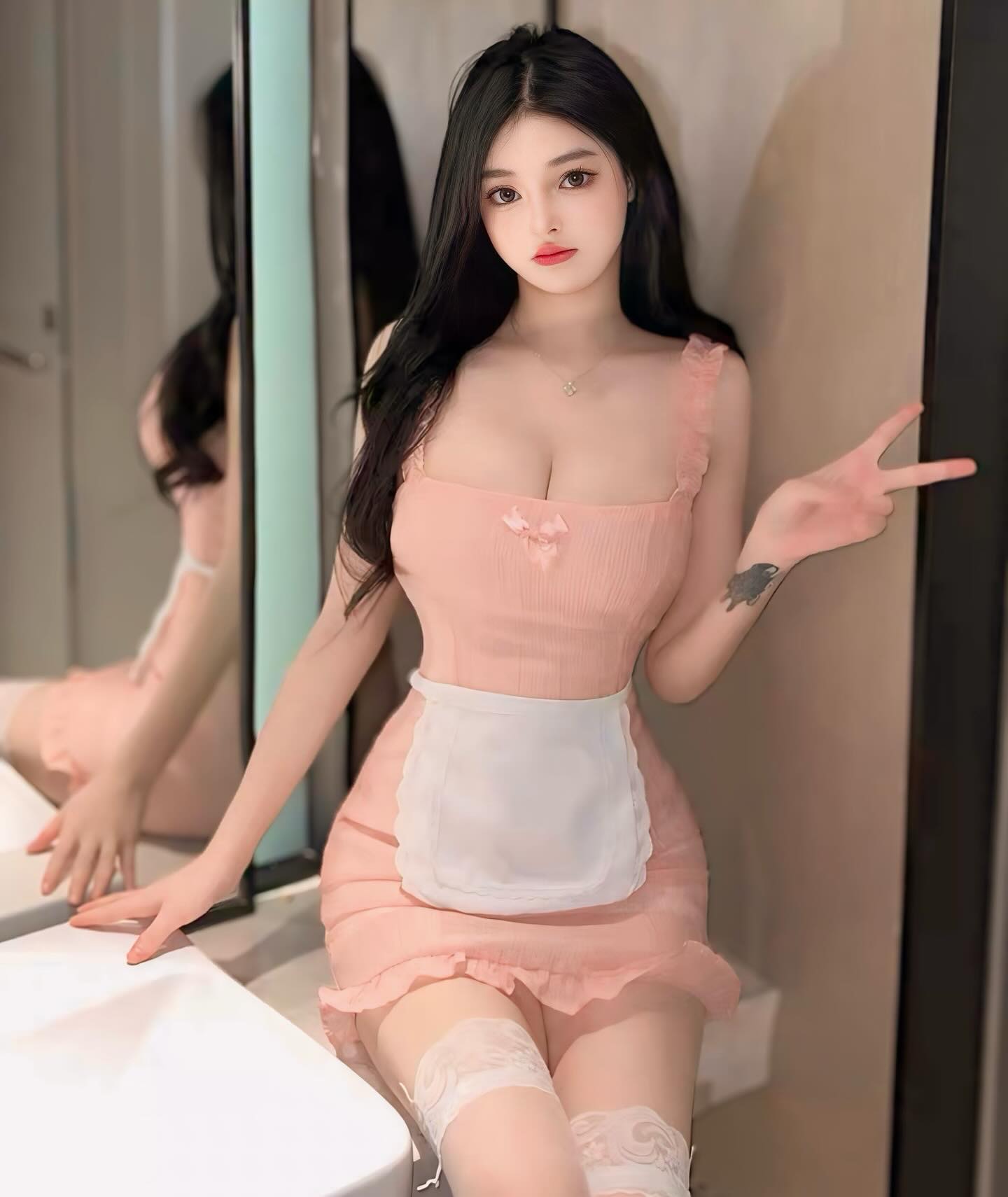 ชุดคอสเพลย์ยูนิฟอร์มแม่บ้านญี่ปุ่นสุดน่ารัก-2