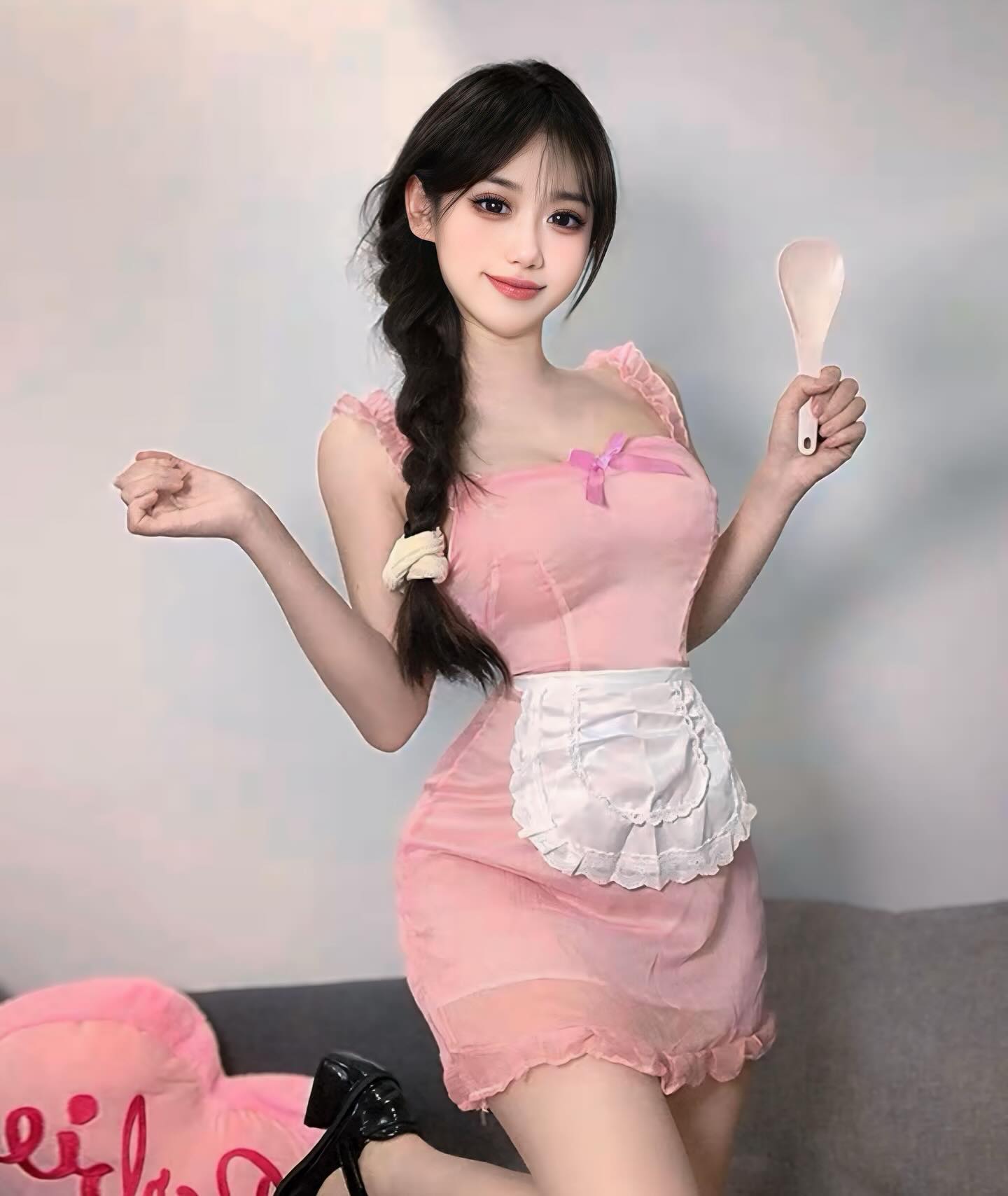 ชุดคอสเพลย์ยูนิฟอร์มแม่บ้านญี่ปุ่น น่ารักแต่เซ็กซี่เย้ายวน-2