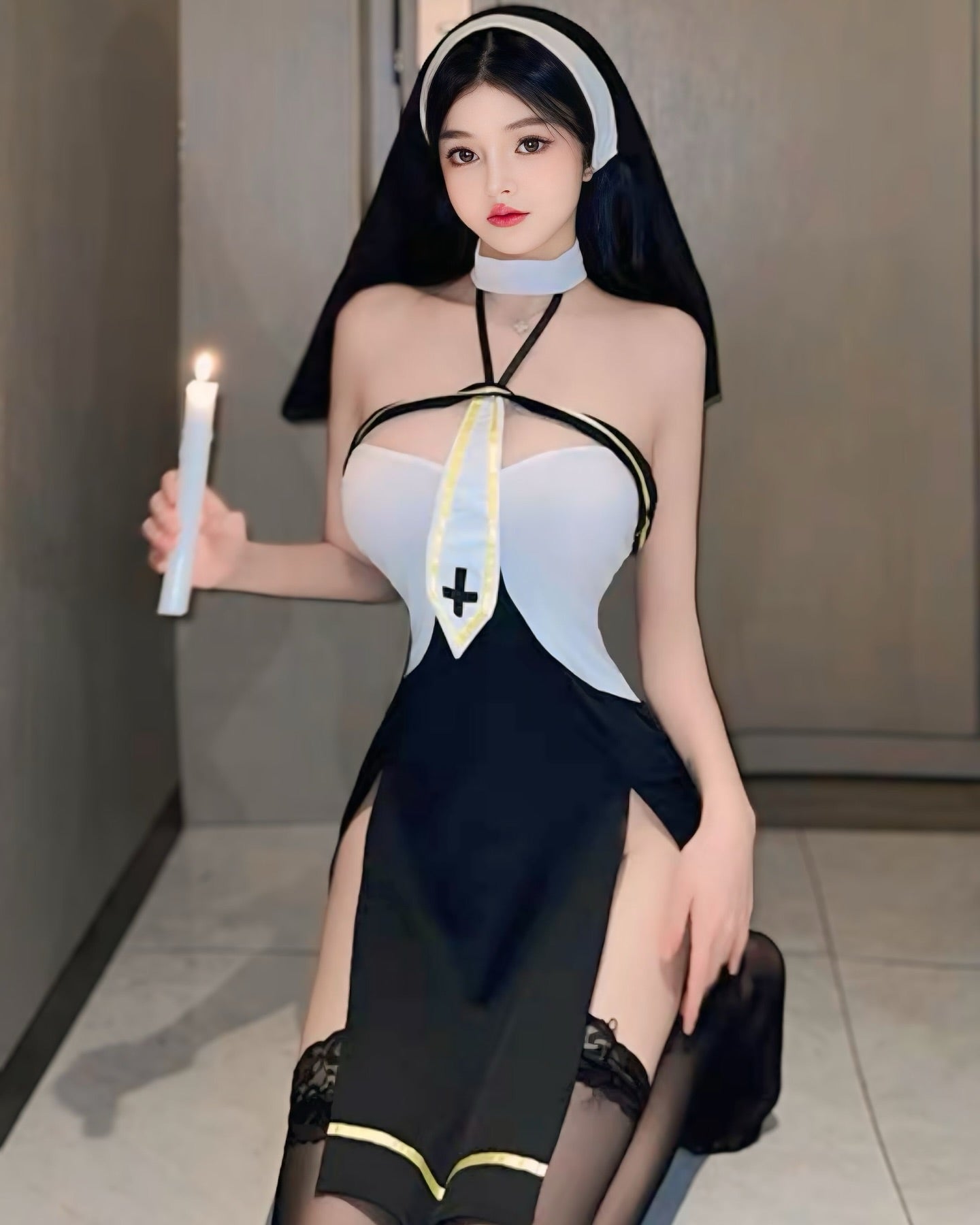 ชุดคอสเพลย์แม่ชีสุดซ่า ทะลุขีดความแซ่บ-1