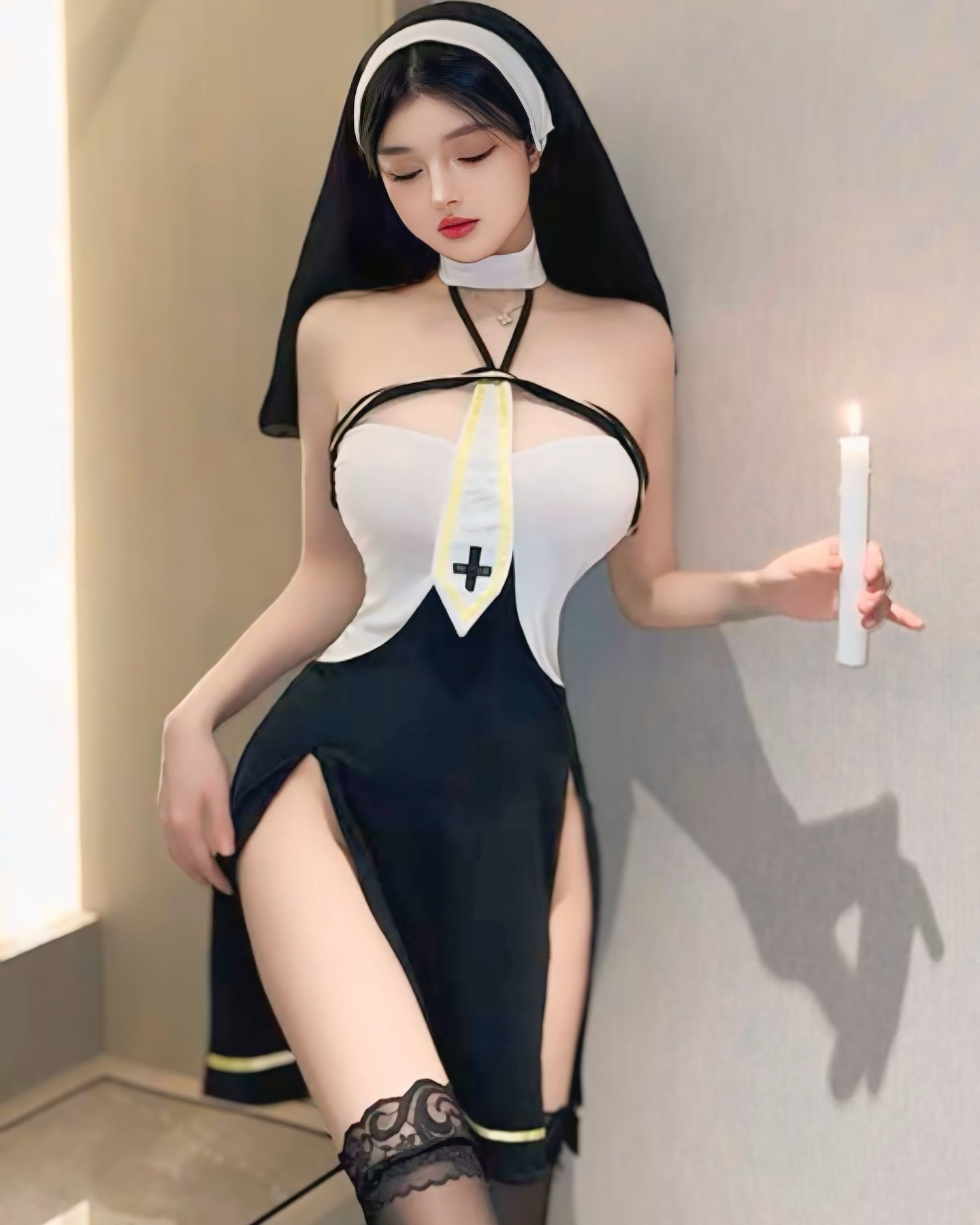 ชุดคอสเพลย์แม่ชีสุดซ่า ทะลุขีดความแซ่บ-2