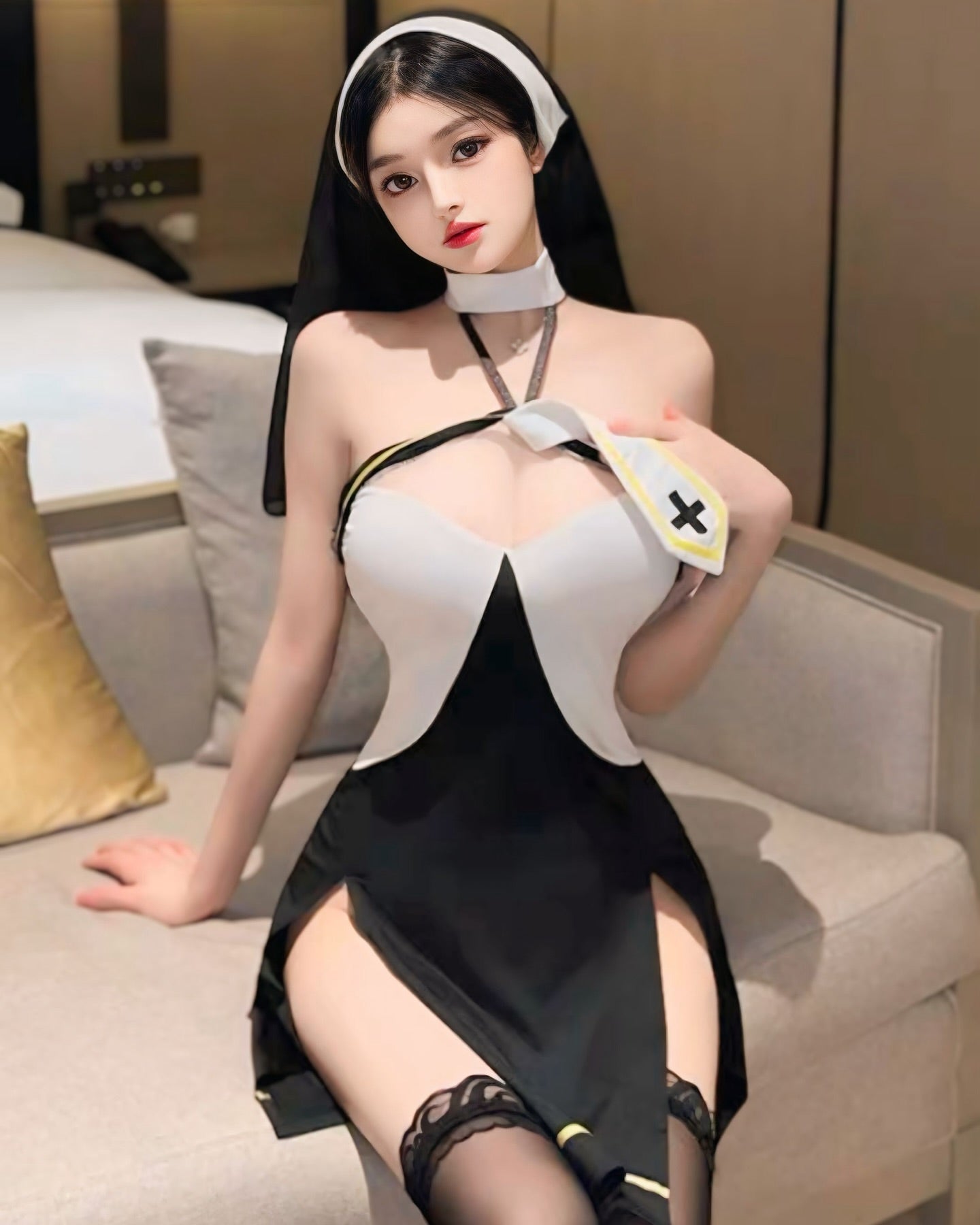 ชุดคอสเพลย์แม่ชีสุดซ่า ทะลุขีดความแซ่บ-3