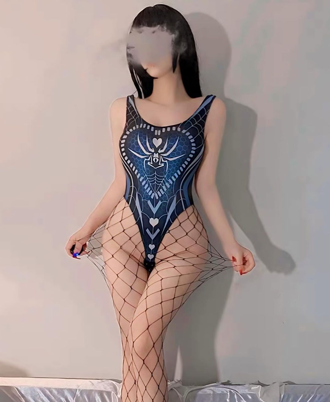 เสื้อกล้ามบอดี้สูทลายแมงมุมสุดเร่าร้อน เพิ่มลุคเซ็กซี่เกินต้าน-3