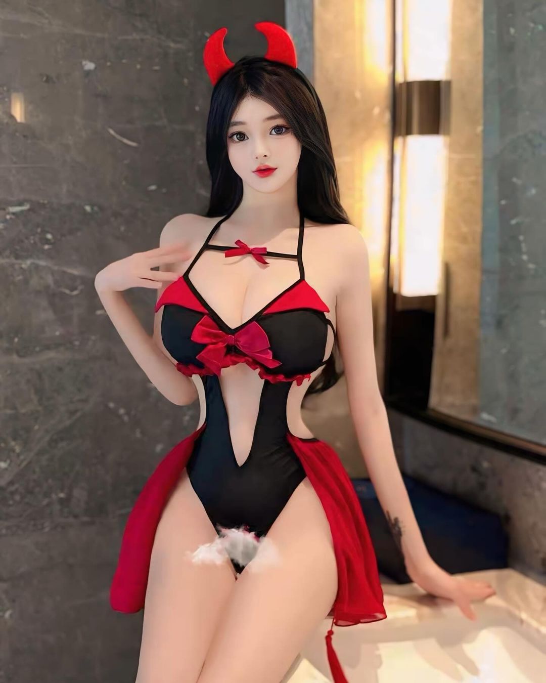 ชุด Cosplay ปีศาจสุดเซ็กซี่ พร้อมที่คาดผมสุดแซ่บ-6