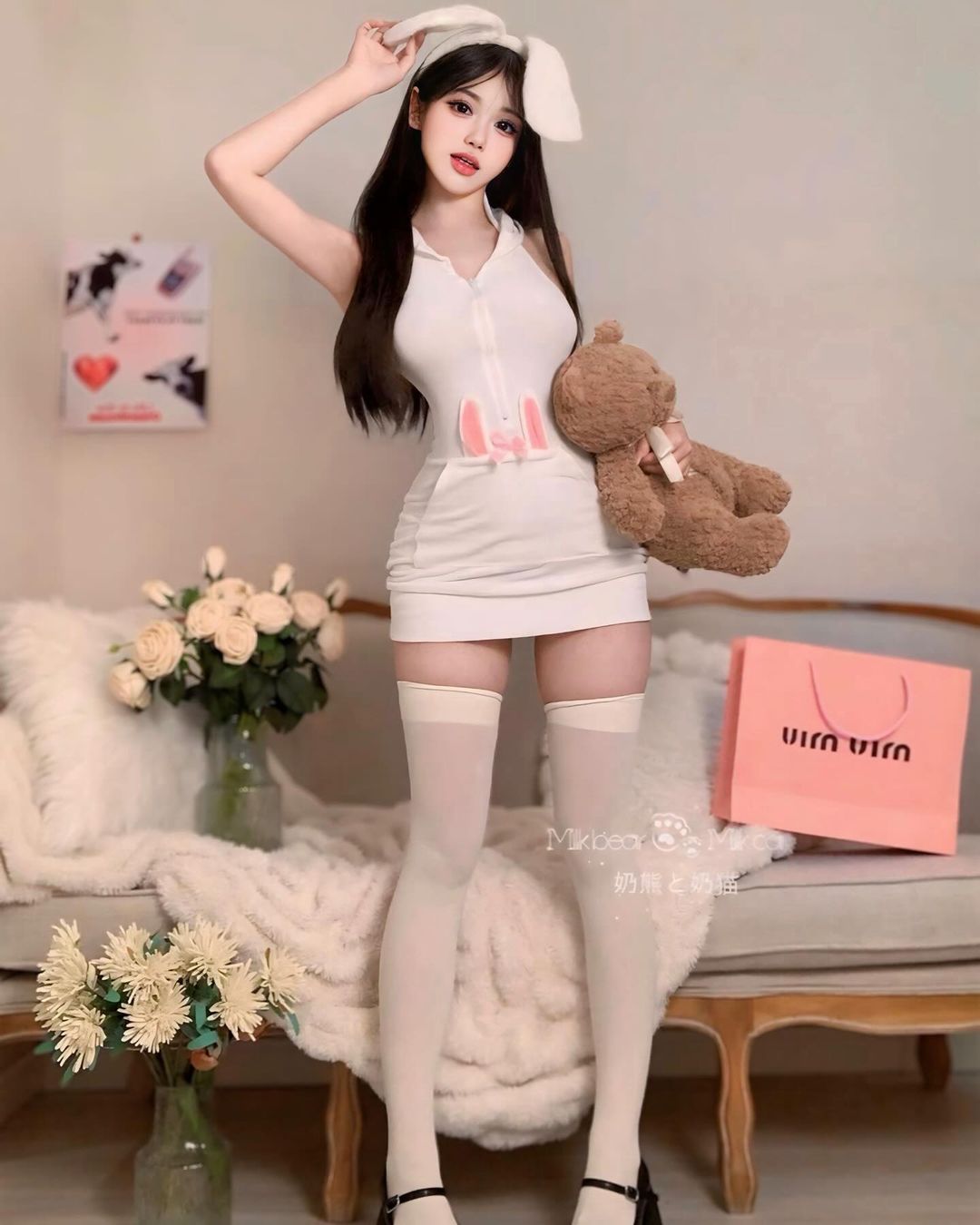 ชุด Cosplay ชุดนอนน้องกระต่ายสุดคิวท์-1