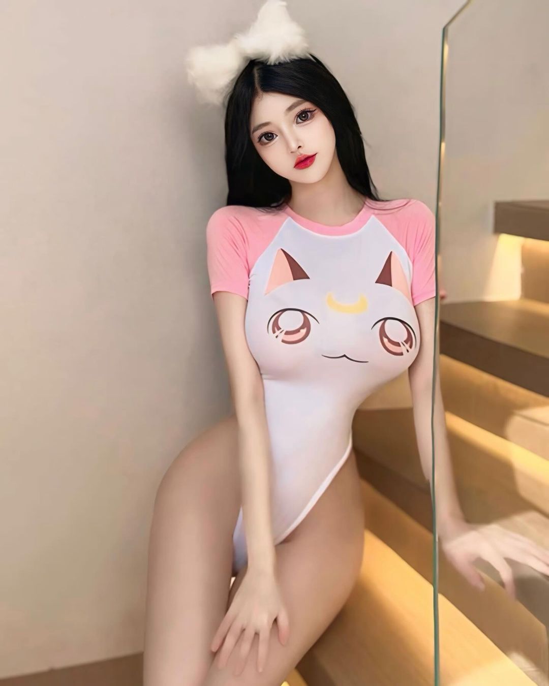 เสื้อบอดี้สูทลายการ์ตูนอนิเมะสุดคิวท์ เพิ่มลุคแซ่บแบบซนๆ-4