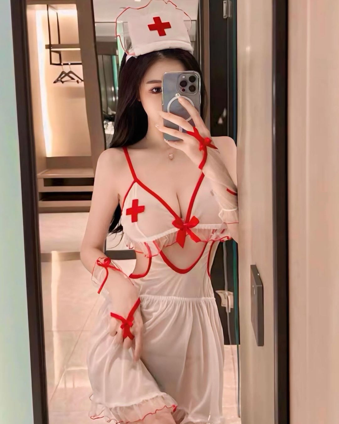 ชุด Cosplay พยาบาลสาวแสนเซ็กซี่ พร้อมเติมเต็มค่ำคืนสุดพิเศษ-3
