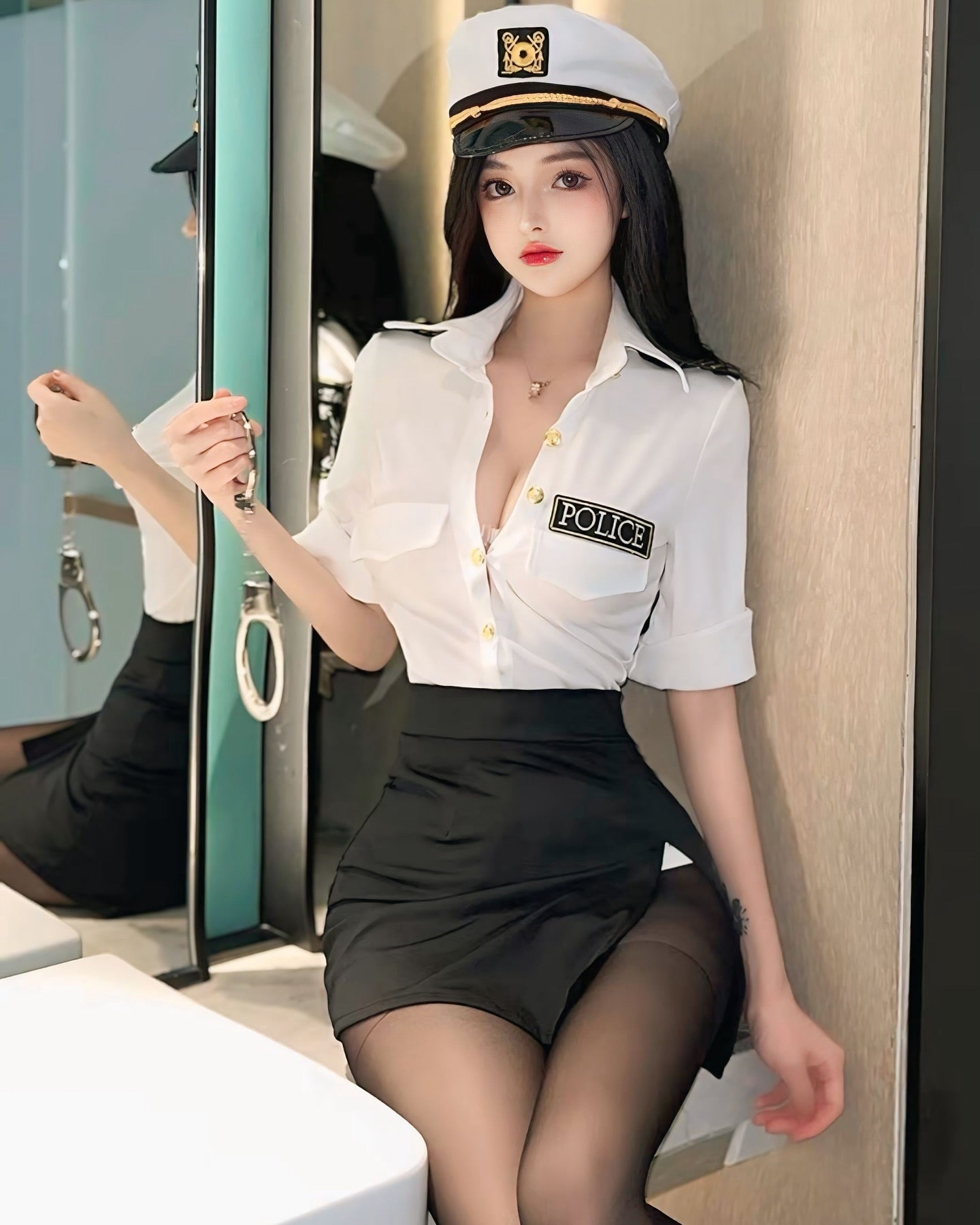 ชุดคอสเพลย์ตำรวจ Police สุดแซ่บ-1